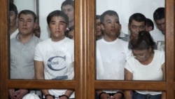 Процесс по делу о беспорядках в Жанаозене в городском суде Актау, июнь 2012 года. Фото: Reuters