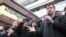 Ukraine -- Saakashvili at rally near the Court of Appeal, Kyiv, 03Jan2018