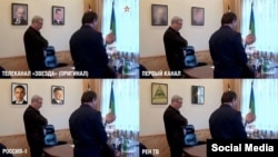 Как могли бы показать обыск в кабинете Вячеслава Гайзера на разных российских телеканалах, фотожабы пользователей Сети
