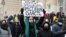 RUSSIA – People take part in an unauthorized protest in support of the detained opposition activist Alexei Navalny. Moscow, January 31, 2021