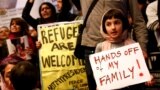 Протесты против указа Трампа о запрете въезда в США мусульманам 
