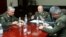 Глава Генштаба Армении Мовсес Якобян с военным атташе посольства России в Армении Евгением Булавинцевым, октябрь 2016 года 