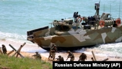 Учения российских военных в Крыму, 22 апреля 2021 года
