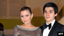 Лола Каримова со своим мужем Тимуром Тилляевым