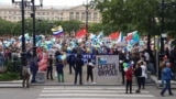 Участники акции протеста в Хабаровске 29 августа 2020 года. Фото: DVHAB.ru