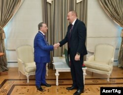 Ильхам Алиев и Рамиз Мехтиев, 23 октября 2019 года