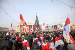 Октябрьская площадь, Минск, 7 декабря 2019 года. Фото: svaboda.org (RFE/RL)