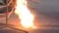 Belarus - Molotov cocktail thrown at the police in Baranavičy, 10Aug2020