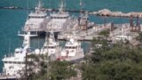 UKRAINE, KERCH – Ukrainian military ship "Yany Kapu" in the city port, 25Jun2019