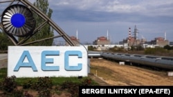 Вид на Запорожскую АЭС, май 2022 года. Фото: EPA-EFE