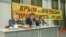 Ukraine -- Head of Spravedlivaya Rossiya party Sergey Mironov (left) and leader of Crimean branch