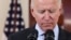 U.S. President Joe Biden delivers hremarks in honor of the 500,000 U.S. deaths from the coronavirus disease (COVID-19) during a ceremony in the Cross Hall at the White House in Washington, U.S., February 22, 2021. 