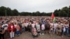 Несколько тысяч человек пришли на пикет Тихановской в Минске