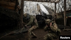 Артиллеристы ВСУ под Покровском