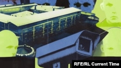 FOR CT ONLY. Surveillance in Russian prisons. Illustration