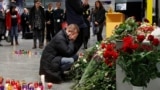 В киевском аэропорту Борисполь почтили память погибших в авиакатастрофе под Тегераном