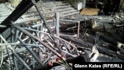 Последствия пожара в одесском Доме Профсоюзов 2 мая 2014 года