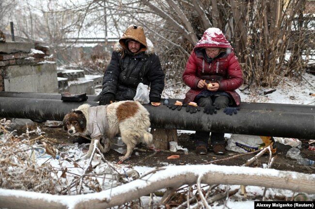 Бездомные в Омске, декабрь 2019 года. Фото: Reuters