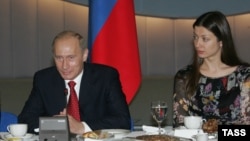 Владимир Путин и Мария Ситтель, 2006 год