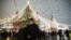 RUSSIA -- People take part in New Year's Eve celebrations on Red Square in Moscow, December 31, 2020 