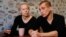 Павленский и его гражданская жена Оксана Шалыгина 