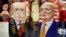Матрешки Путина и Трампа в московском магазине, 8 ноября 2016
