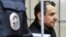 RUSSIA  -- Boris Grits, 48, the suspect in a knife attack at Tatyana Felgenhauer, a 32-year-old presenter at the Echo of Moscow radio station, attends a hearing at a court in Moscow, October 24, 2017