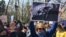 Kyrgyzstan - rally in Bishkek against violence against women.