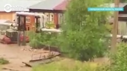 Наводнение на Урале: затоплен город Нижние Серги