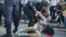 A young man detained during an unauthorized election protest in Moscow on August 3 maintained that he had no connection with the demonstration.