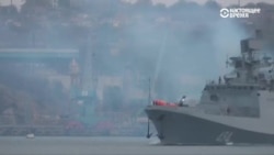 Российский фрегат "Адмирал Григорович" направляется к берегам Сирии