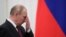 RUSSIA -- Russian President Vladimir Putin attends an awarding ceremony at the Kremlin in Moscow, May 23, 2019