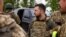 UKRAINE – President of Ukraine Volodymyr Zelenskyi visited the positions of the Armed Forces of Ukraine on the front line during a trip to Kharkiv Region, May 29, 2022