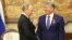 Алмазбек Атамбаев с Владимиром Путиным в Бишкеке