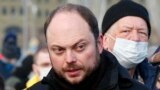 RUSSIA -- Russian opposition activist Vladimir Kara-Murza armies to lay flowers near the place where Russian opposition leader Boris Nemtsov was gunned down, in Moscow, February 27, 2021