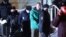RUSSIA -- Navalnyi is escorted by police after a court hearing, in Khimki, Moskow, 18Jan2021