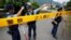 Japan - Police officers investigate near a facility for the disabled, where a deadly attack by a knife-wielding man took place, in Sagamihara, Kanagawa prefecture, Japan, July 26, 2016.