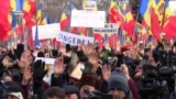 Многотысячный антиправительственный протест в Кишиневе