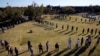 U.S. -- Voters wait in a long line to cast their ballots at Church of the Servant in Oklahoma City, Oklahoma U.S., November 3, 2020.