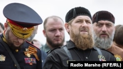 Рамзан Кадыров на параде в Грозному 9 мая