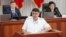 Курсан Асанов выступает в парламенте Кыргызстана