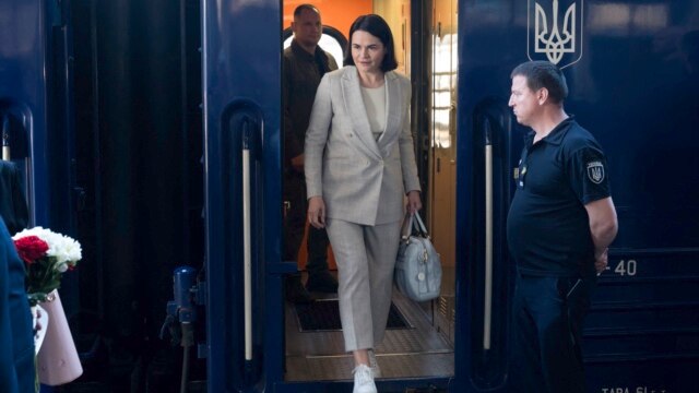 Светлана Тихановская впервые в Киеве с официальным визитом
