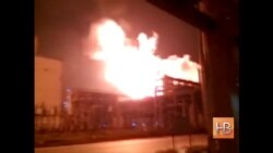 На нефтехимическом заводе в Китае произошел мощный взрыв
