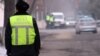 Kazakhstan - Inspector of Traffic Police /Kazakh police, zhol pol/. Almaty, 12Jan2012.