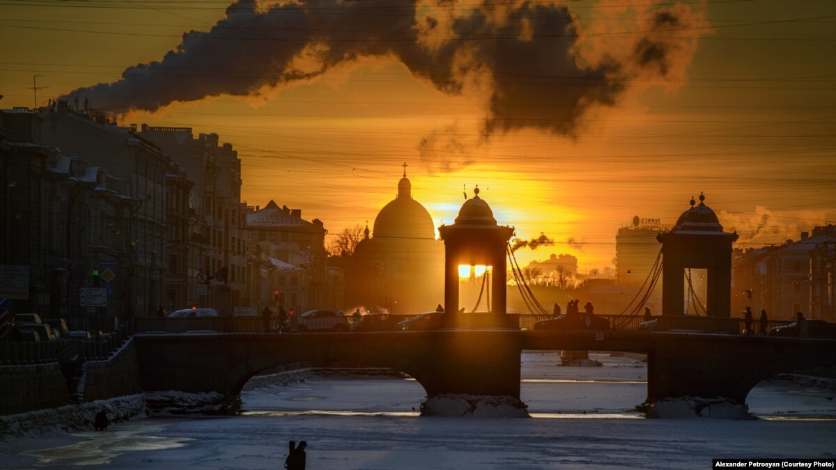 Петербург зимой фото города