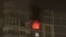 Krasnodar. A burning apartment after a drone attack. March 18, 2026.