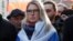 RUSSIA -- Russian opposition figure Lyubov Sobol takes part in a rally to mark the 5th anniversary of opposition politician Boris Nemtsov's murder and to protest against proposed amendments to the country's constitution, in Moscow, Russia February 29, 20