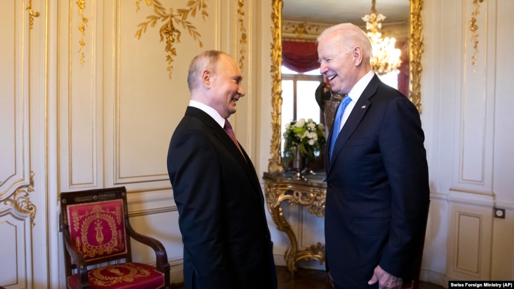 Встреча Владимира Путина и Джо Байдена в Женеве, 16 июня 2021 года