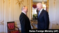 Встреча Владимира Путина и Джо Байдена в Женеве, 16 июня 2021 года
