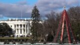 Washington, U.S - National Christmas Tree near the White House / Tourists and visitors are unable to visit the National Christmas Tree near the White House due to its closure by the National Park Service because of the ongoing partial federal government s